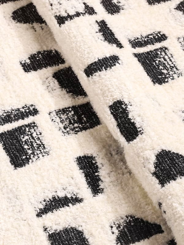 MILAN Artistic Geometric Jacquard szövet