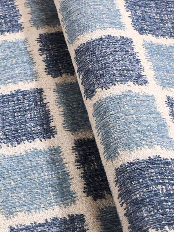 TED texturált rácsos zsenília jacquard szövet